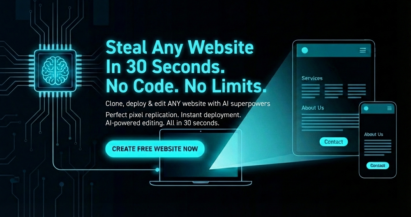 SiteNow - Import any static website in 30 seconds